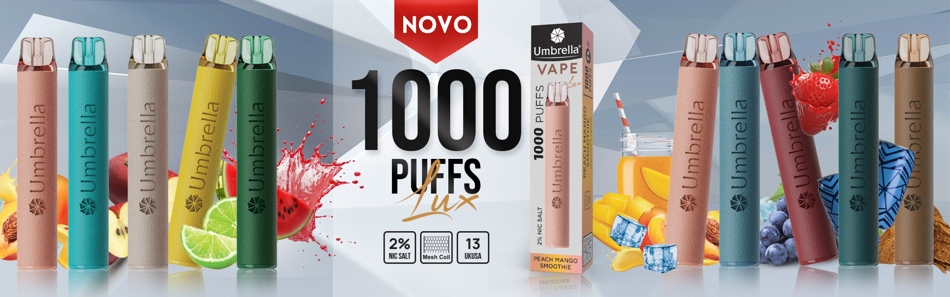 Umbrella 1000 PUFFS LUX