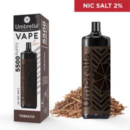 VAPE 5500 PUFFS LEATHER TOBACCO 2%