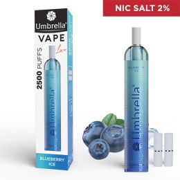 VAPE 2500 puffs LUX Blueberry Ice 2%