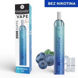 VAPE 2500 puffs LUX Blueberry Ice 0%