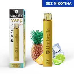 VAPE 800 PUFFS Leather Pineapple Lime Ice 0%