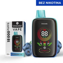 VAPE 18000 PUFFS BLUEBERRY ICE 0%