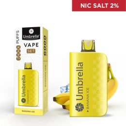 VAPE 6000 PUFFS SET Banana Ice 2%