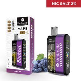 VAPE 6000 PUFFS SET PLUS Grape Ice 2%