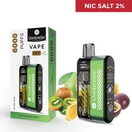 VAPE 6000 PUFFS SET PLUS Kiwi Passion Fruit 2%