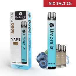 VAPE 3000 PUFFS SET Blueberry Ice 2%