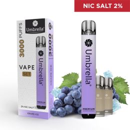 VAPE 3000 PUFFS SET Grape Ice 2%