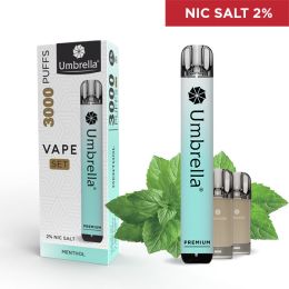 VAPE 3000 PUFFS SET Menthol 2%