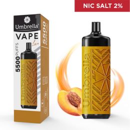 VAPE 5500 PUFFS LEATHER PEACH ICE 2%