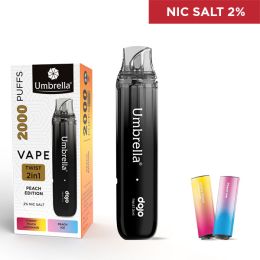 VAPE TWIST 2in1 2000 PUFFS Peach Edition 2%