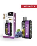 VAPE 6000 PUFFS SET PLUS Grape Ice 2%