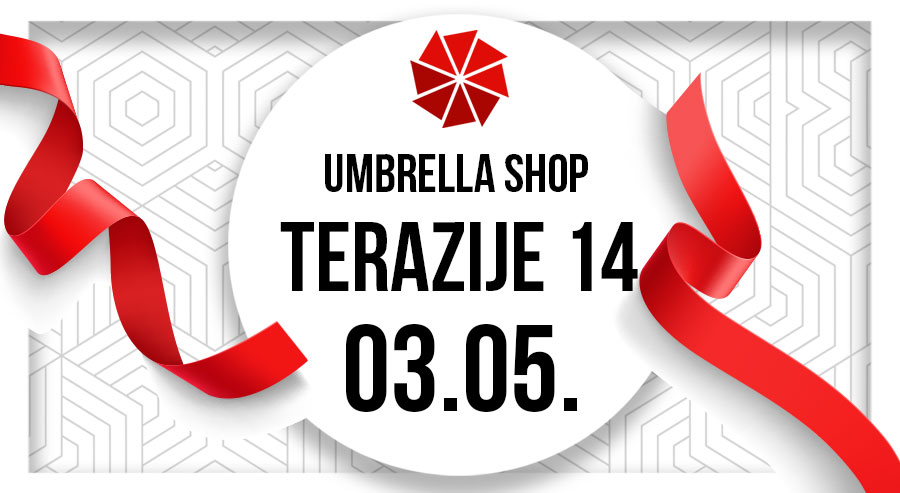 Novo Umbrella prodajno mesto na Terazijama