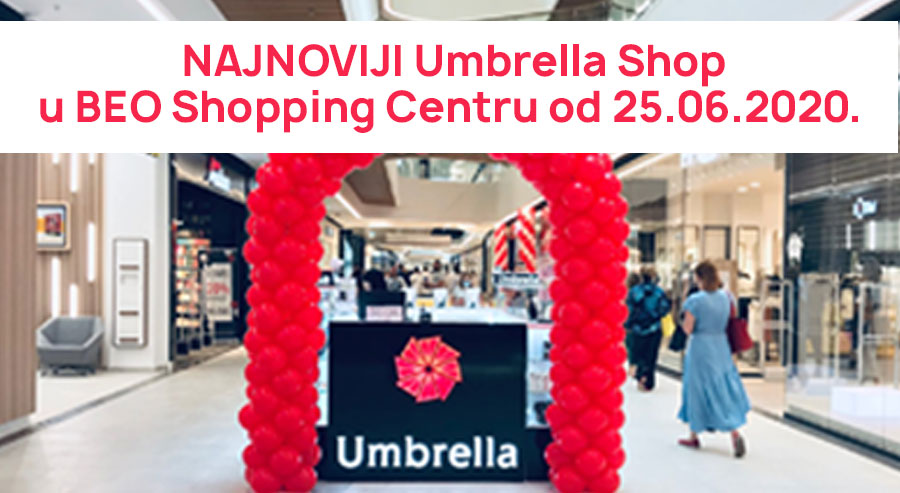 Umbrella Shop u BEO Shopping Centru!
