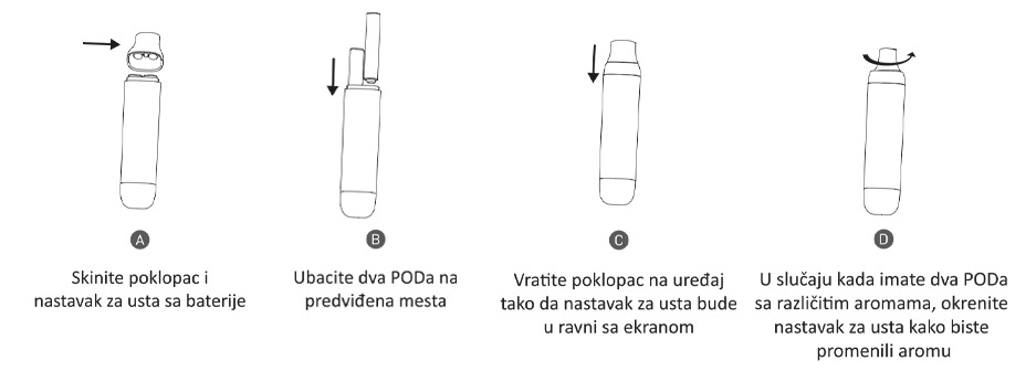 Vape twist 2in1 2000 puffs